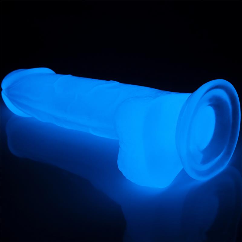 Dildo Lumino 7.5 Blue Light - UABDSM
