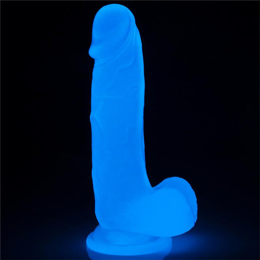 Dildo Lumino 7.5 Blue Light - UABDSM