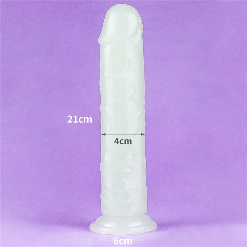 Dildo Lumino 8 Blue Light - UABDSM