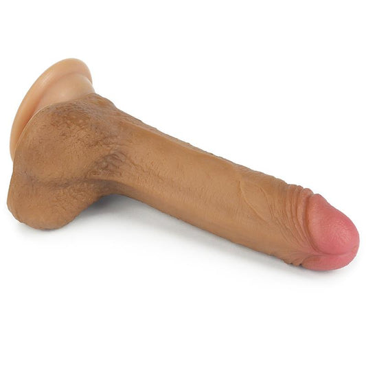 Dildo Nature 7 Liquid Silicone Brown - UABDSM