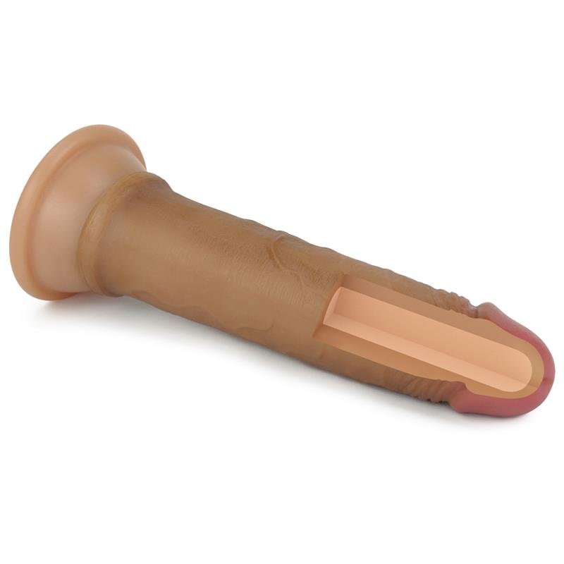 Dildo Nature 7 Liquid Silicone Brown - UABDSM