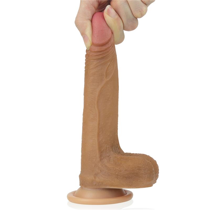 Dildo Nature 7 Liquid Silicone Brown - UABDSM