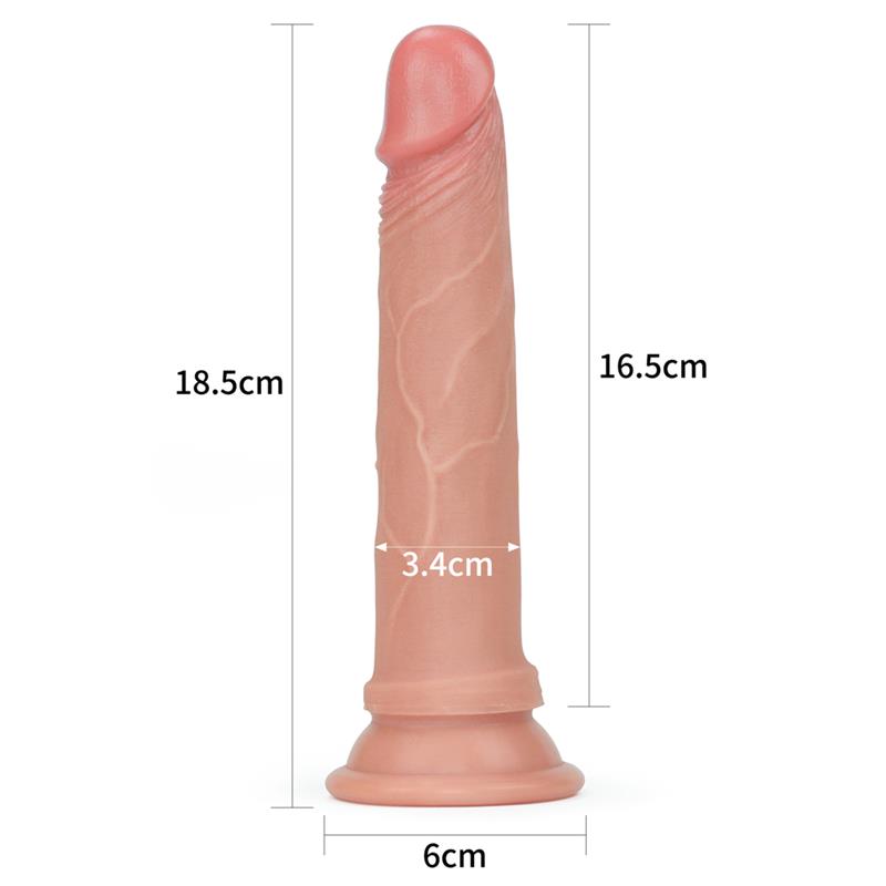 Dildo Nature 7 Liquid Silicone Flesh - UABDSM