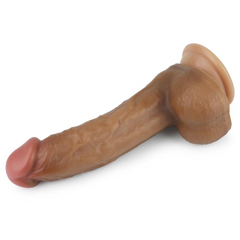 Dildo Nature 8 Liquid Silicone Brown - UABDSM