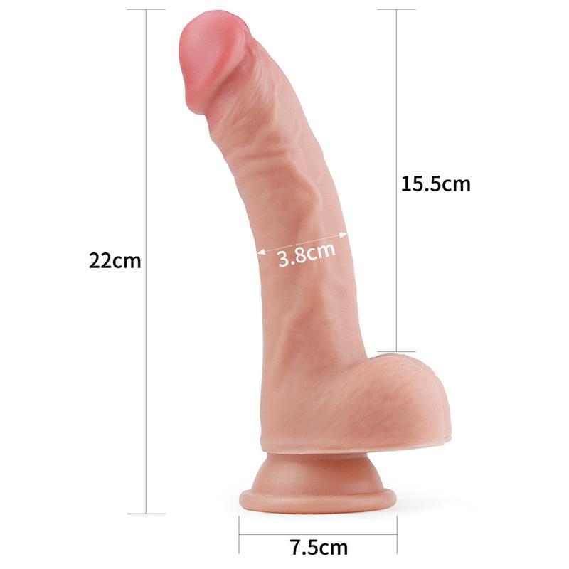 Dildo Nature 8 Liquid Silicone Flesh - UABDSM