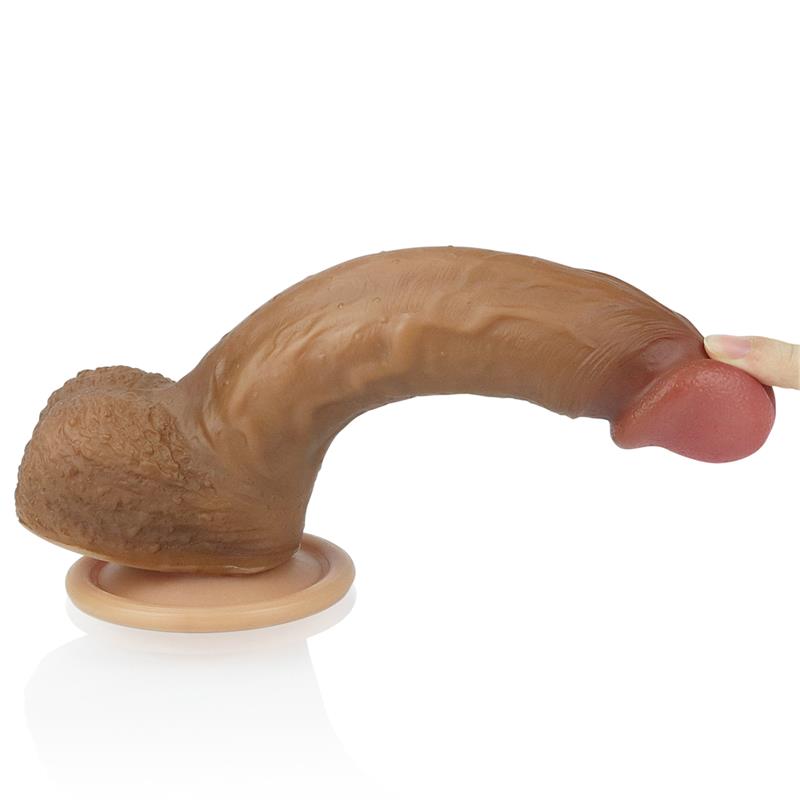 Dildo Nature 8.5 Liquid Silicone Brown - UABDSM