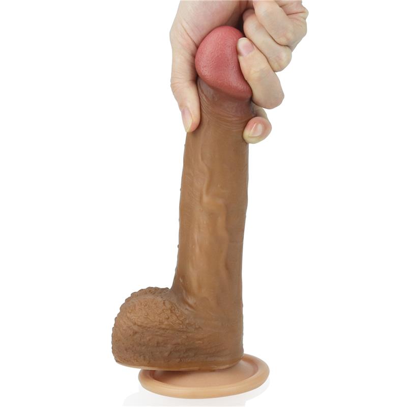 Dildo Nature 8.5 Liquid Silicone Brown - UABDSM