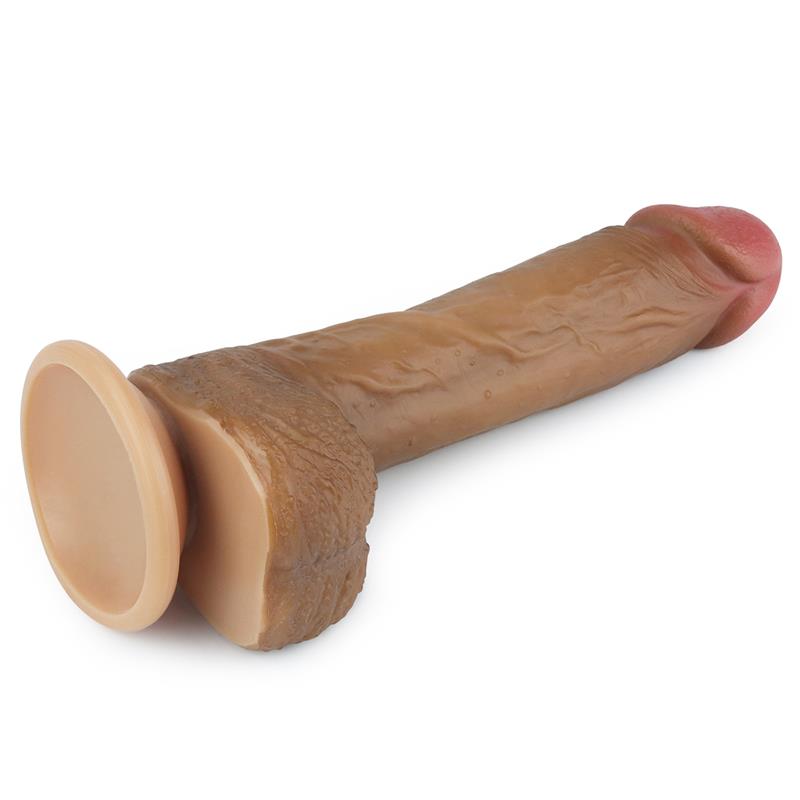 Dildo Nature 8.5 Liquid Silicone Brown - UABDSM