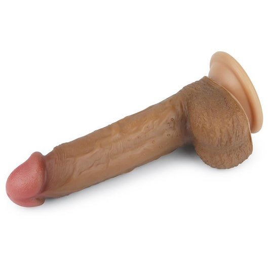 Dildo Nature 8.5 Liquid Silicone Brown - UABDSM