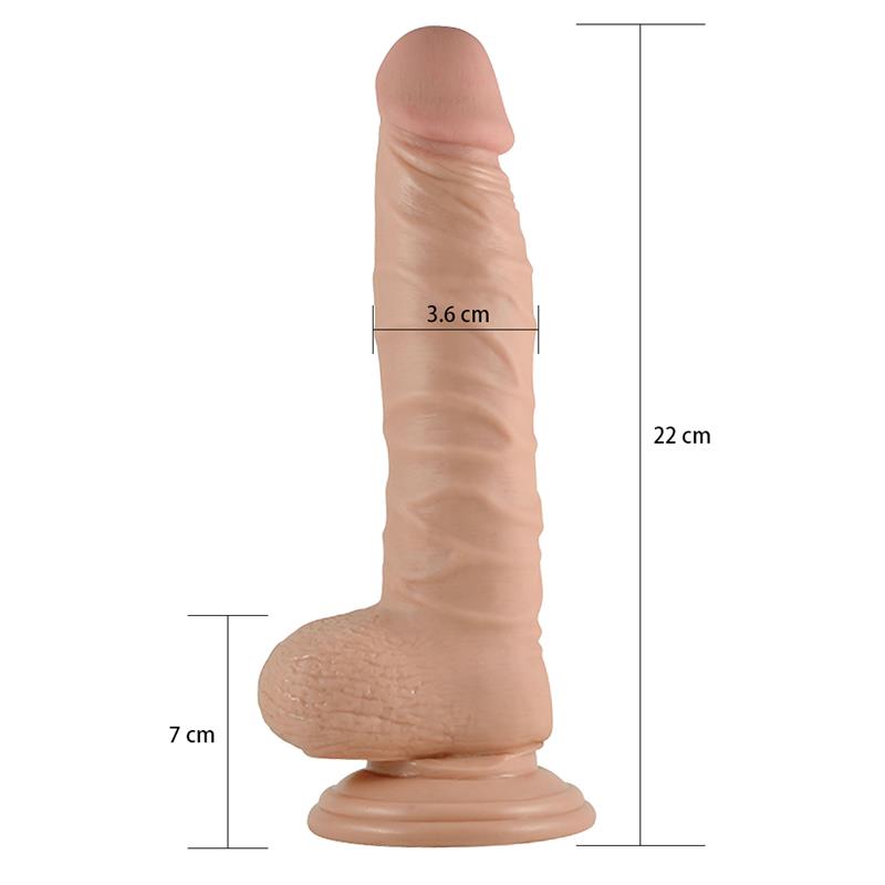 Dildo Real Extreme 8.5 Flesh - UABDSM