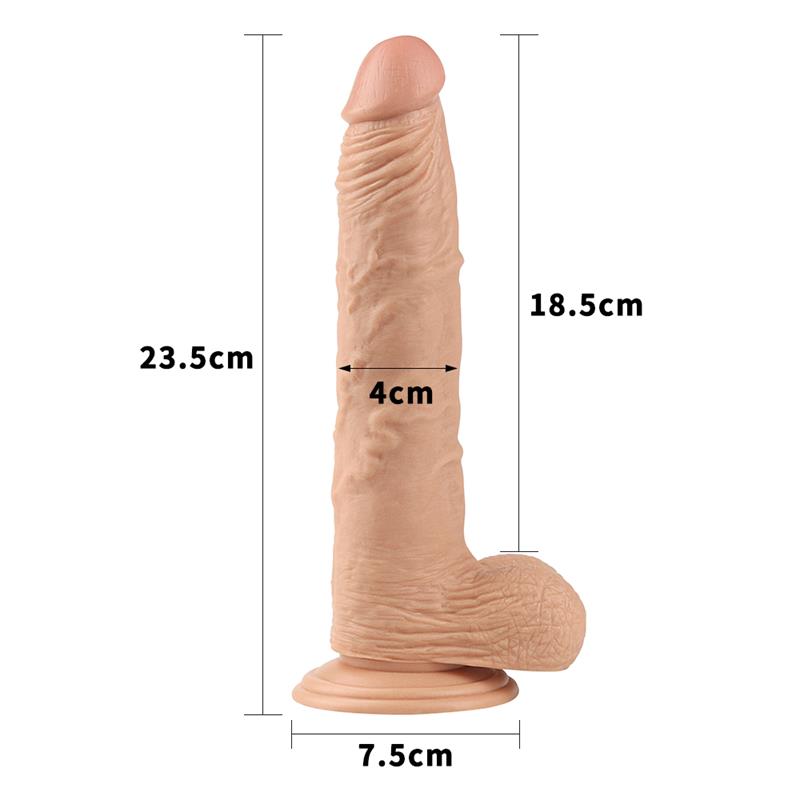 Dildo Real Extreme 9.5 Flesh - UABDSM