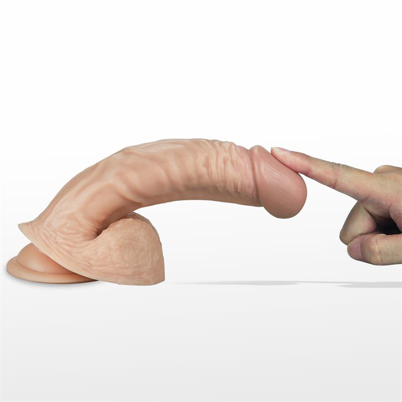 Dildo Real Extreme with Vibration 8.5 Flesh - UABDSM