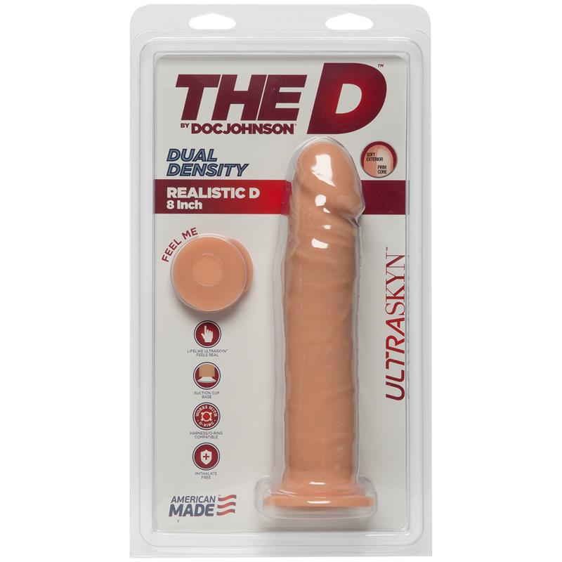 Dildo Realistic D 8 Ultraskyn Vanilla - UABDSM