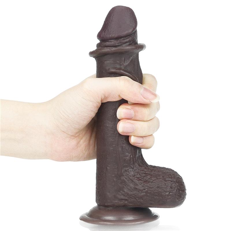 Dildo Sliding 7 Black - UABDSM