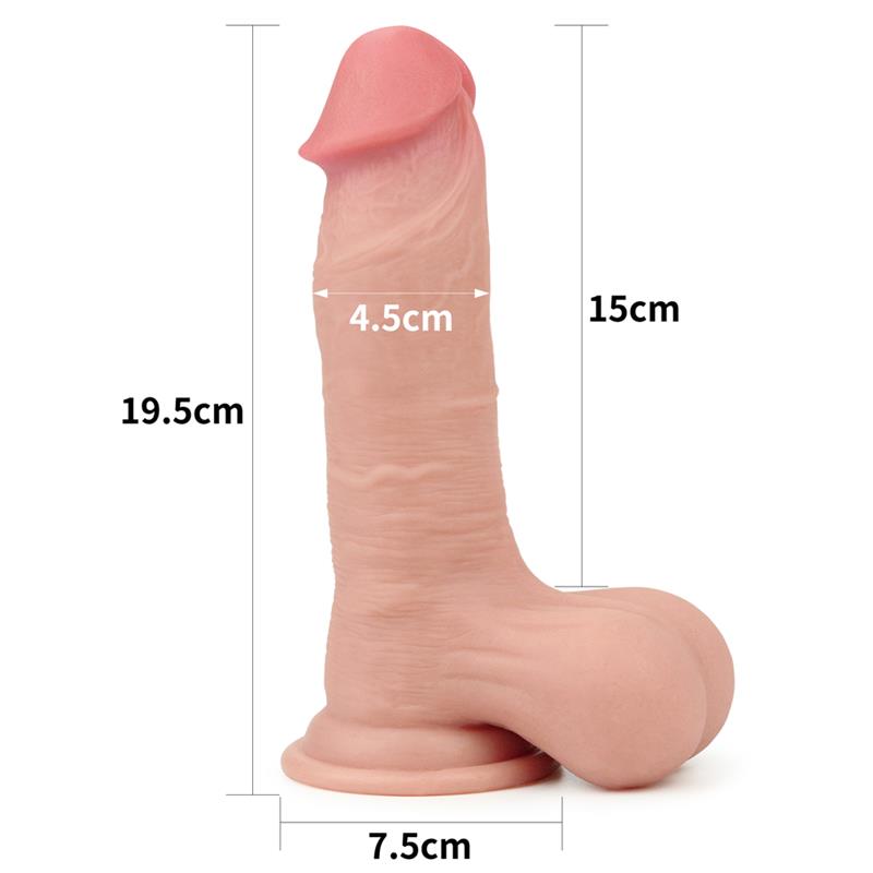 Dildo Sliding 7.8 Flesh - UABDSM