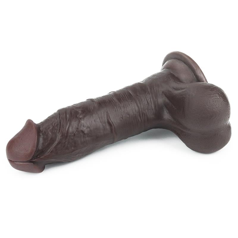 Dildo Sliding Whole Testicle 7.8 Black - UABDSM