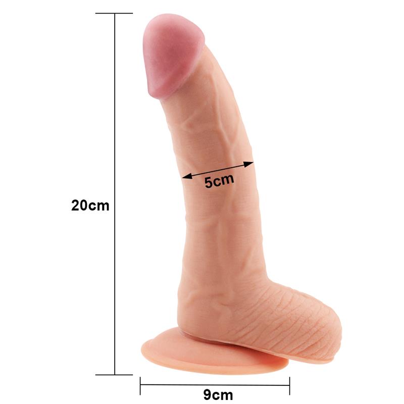 Dildo The Ultra Soft Dude 8.8 Flesh - UABDSM