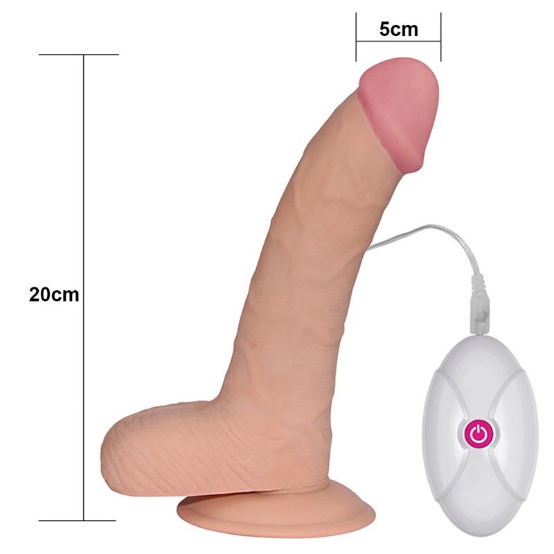 Dildo The Ultra Soft Dude con Vibraci - UABDSM