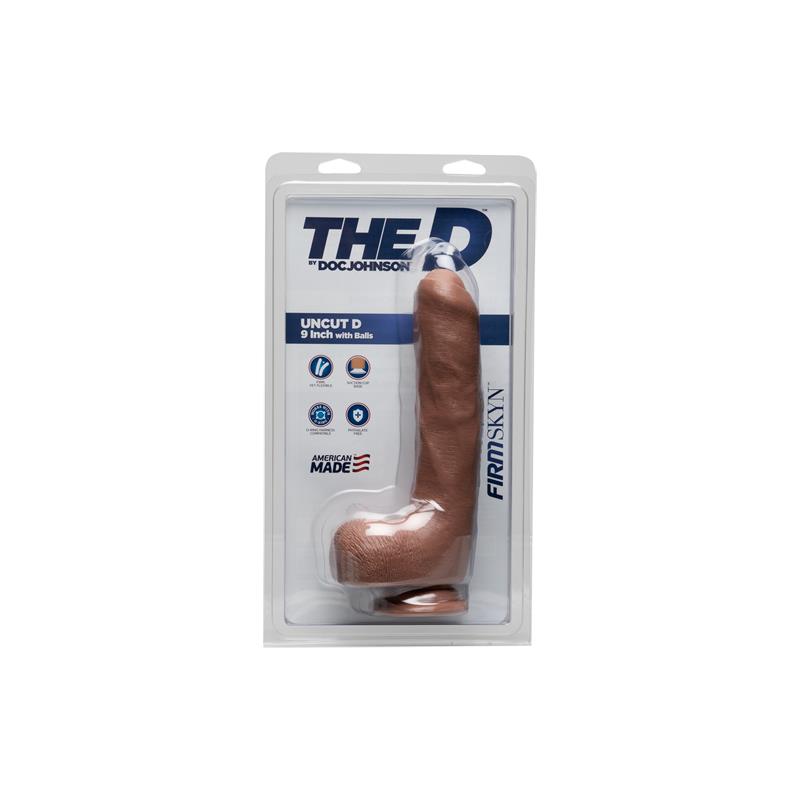 Dildo The Uncut D 22 cm tan - UABDSM