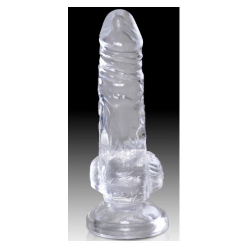 Dildo with Balls Clear 4 Clear - UABDSM