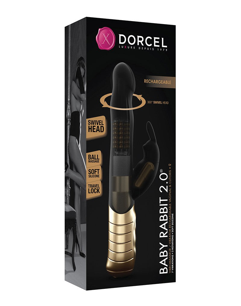 Dorcel - Baby Rabbit 2.0 Black-Gold 6072288 - UABDSM