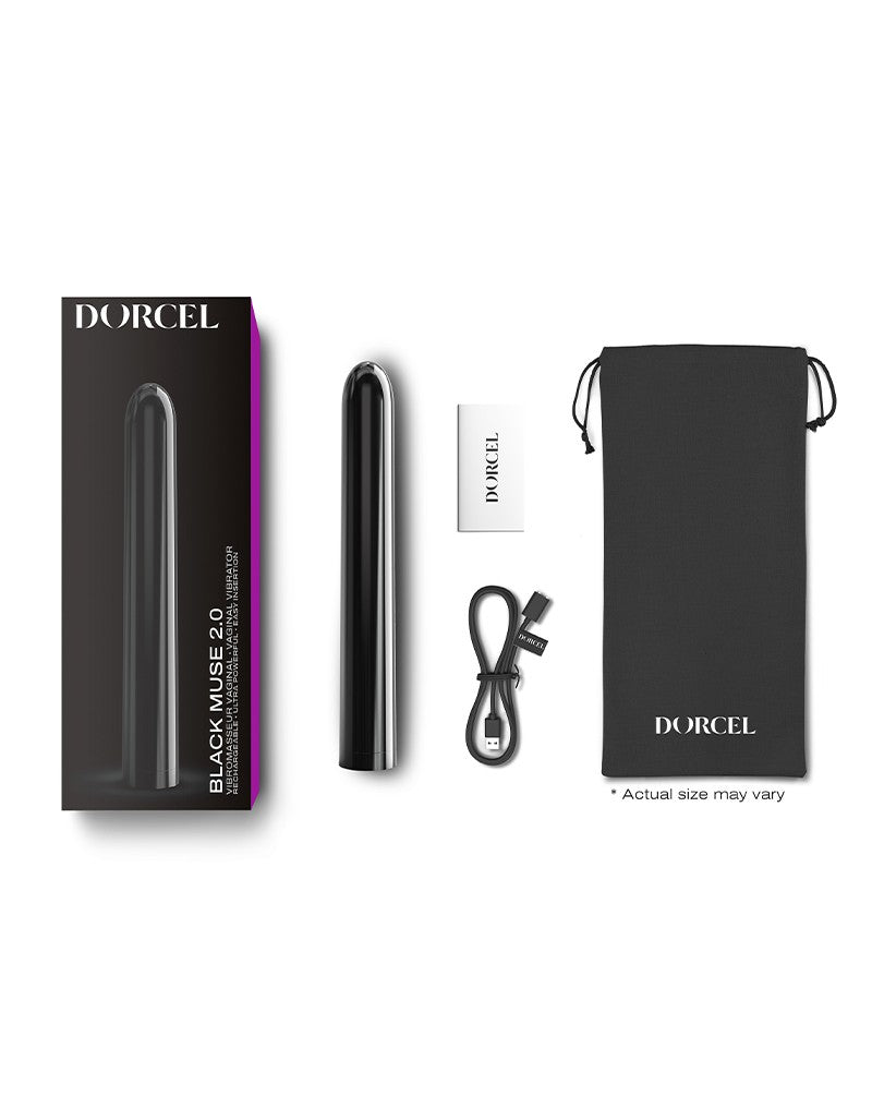 Dorcel - Black Muse 2.0 - Bullet Vibrator - Black - UABDSM