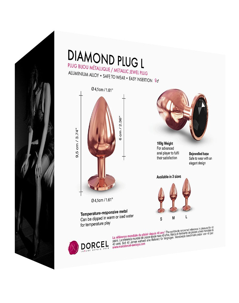 Dorcel - Diamond Plug L - Butt Plug - Rose - UABDSM