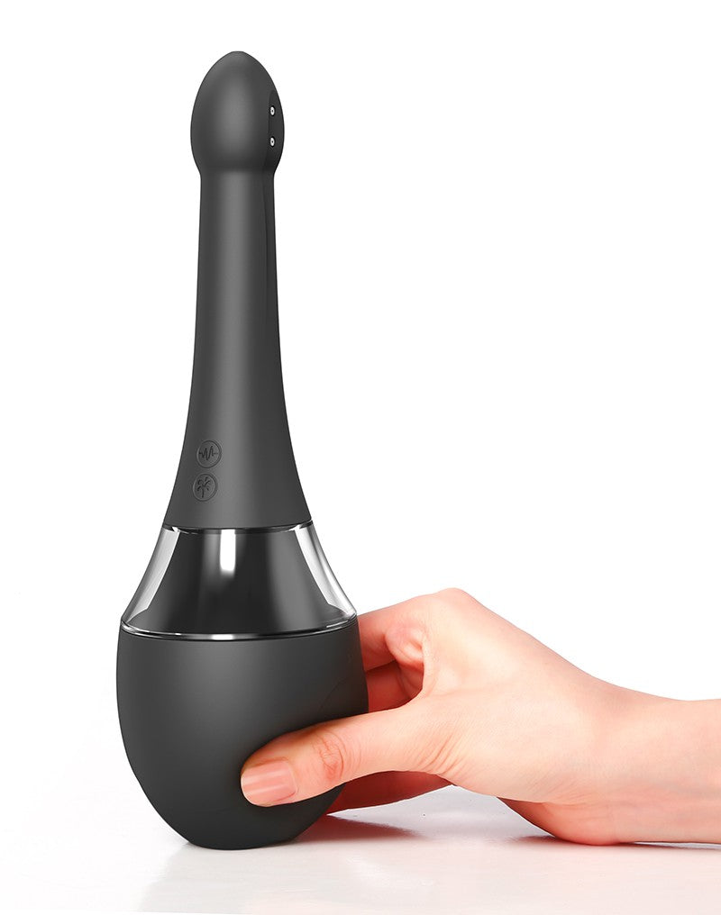 Dorcel - Douche Mate Pro - Anal Cleanser And Vibrator - Black 6072561 - UABDSM