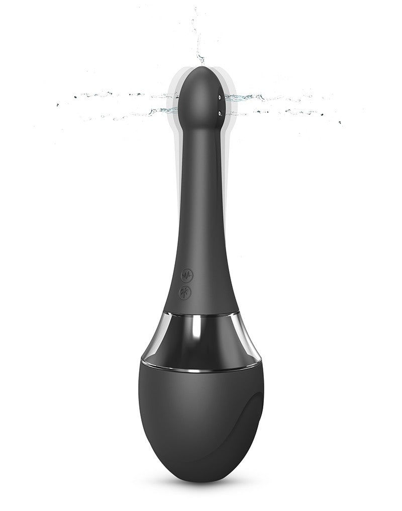 Dorcel - Douche Mate Pro - Anal Cleanser And Vibrator - Black 6072561 - UABDSM
