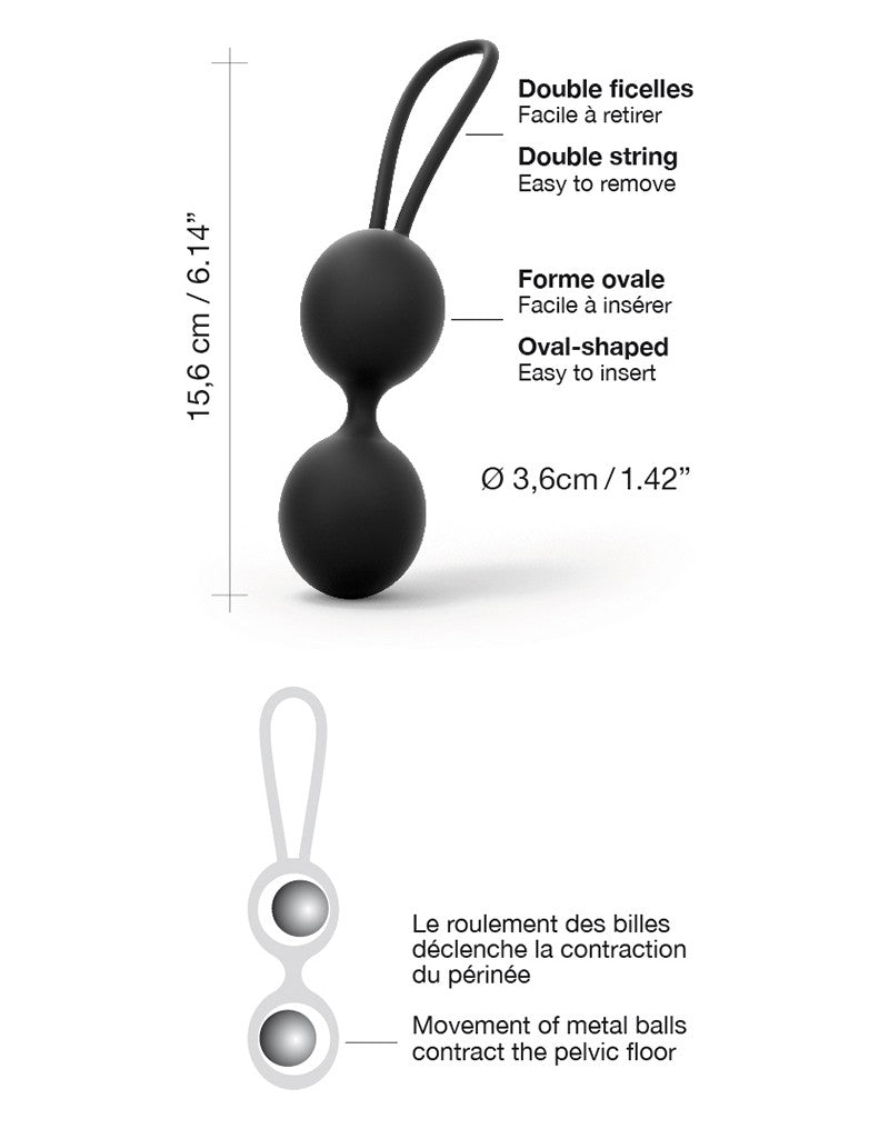 Dorcel Dual Balls Noir - 6072004 - UABDSM