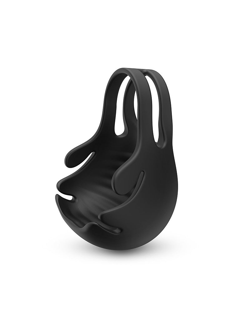 Dorcel - Fun Bag - Vibrating Cockring And Testicle Stimulator - Black - 6072479 - UABDSM