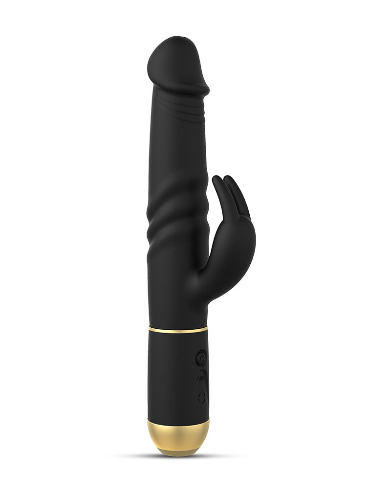Dorcel - Furious Rabbit 2.0 - Thrusting And Rotating Vibrator - Black - 6072523 - UABDSM