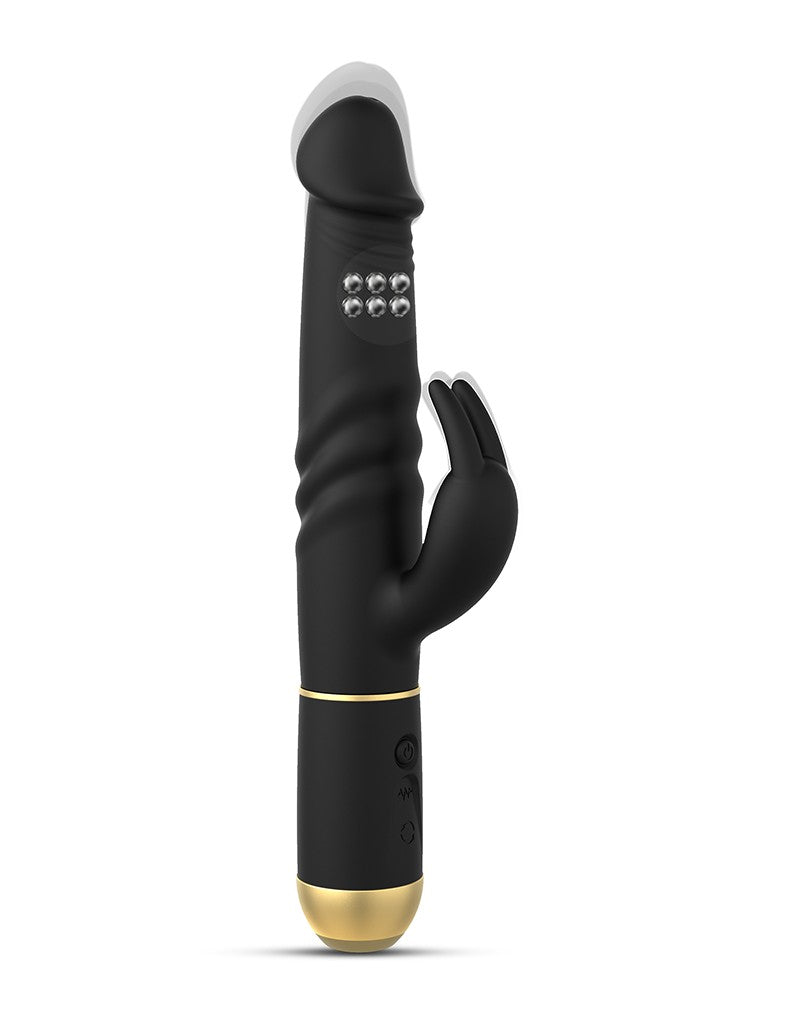 Dorcel - Furious Rabbit 2.0 - Thrusting And Rotating Vibrator - Black - 6072523 - UABDSM