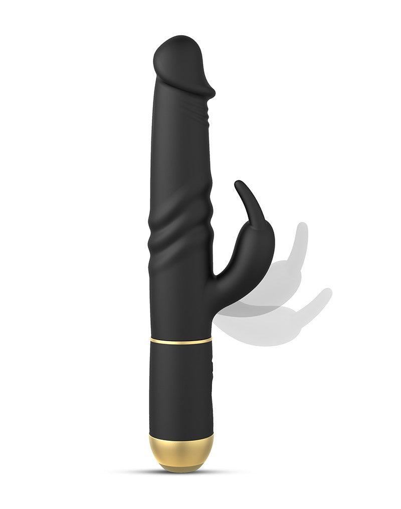 Dorcel - Furious Rabbit 2.0 - Thrusting And Rotating Vibrator - Black - 6072523 - UABDSM