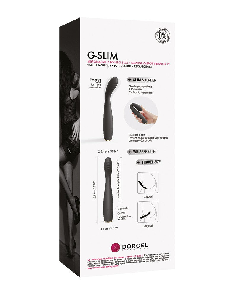 Dorcel - G-Slim - G-Spot Vibrator - Black 6072639 - UABDSM