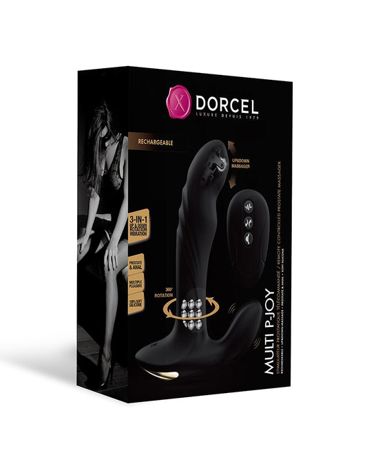 Dorcel - Multi P-Joy - Prostate Massager With Remote Control - Black - UABDSM