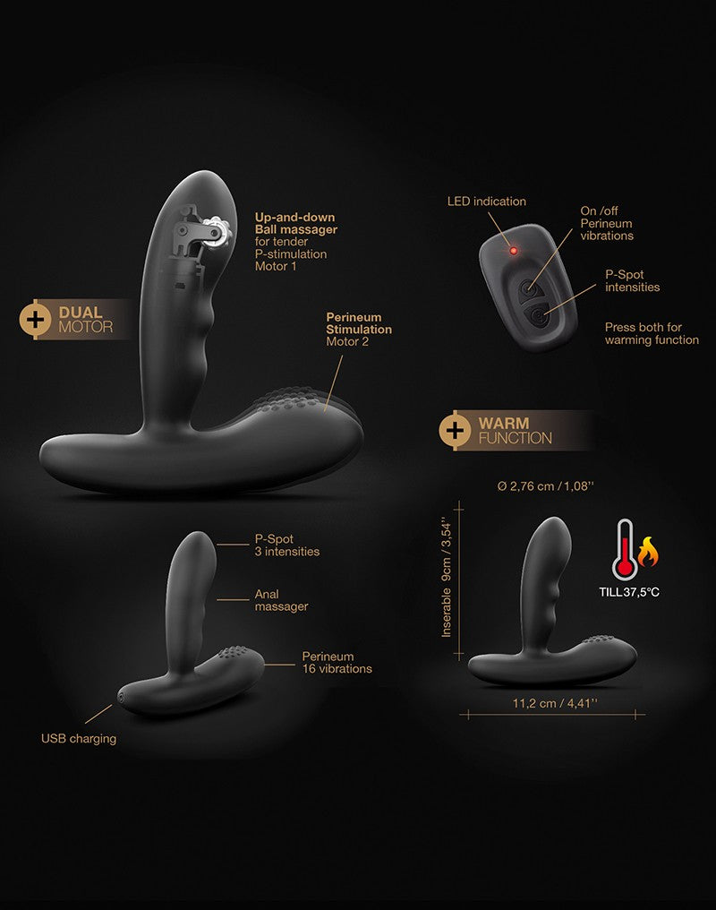 Dorcel P-Stroker Remote Control Prostate Massager - 6072073 - UABDSM