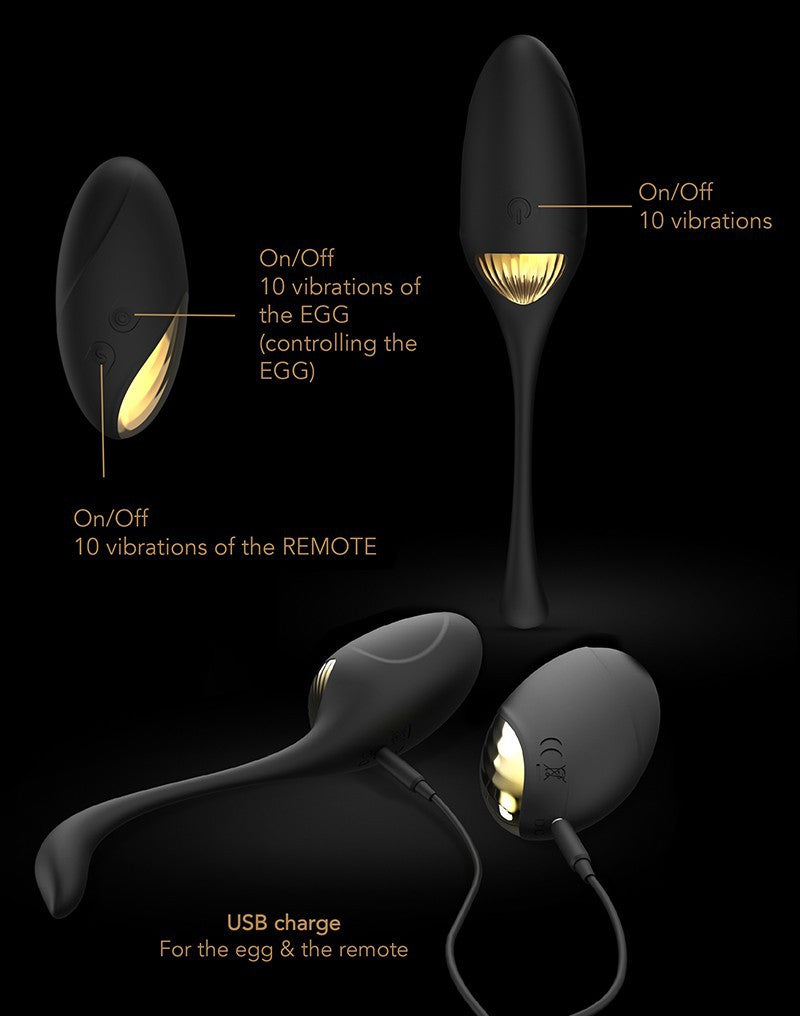 Dorcel - Secret Orgasm - Remote Control Egg - Black 6072424 - UABDSM