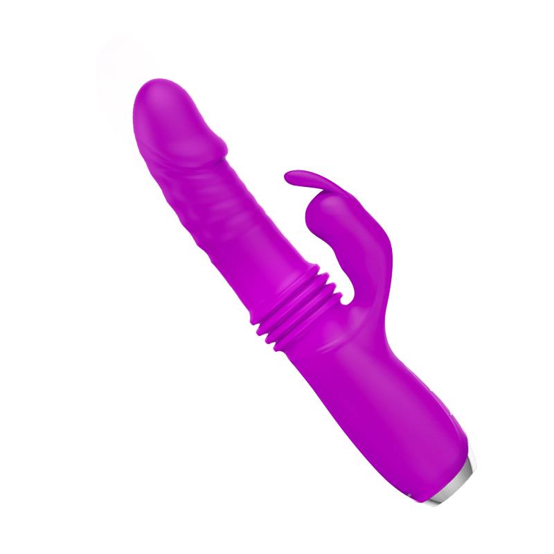 Dorothy Thrusting Vibrator USB Purple - UABDSM