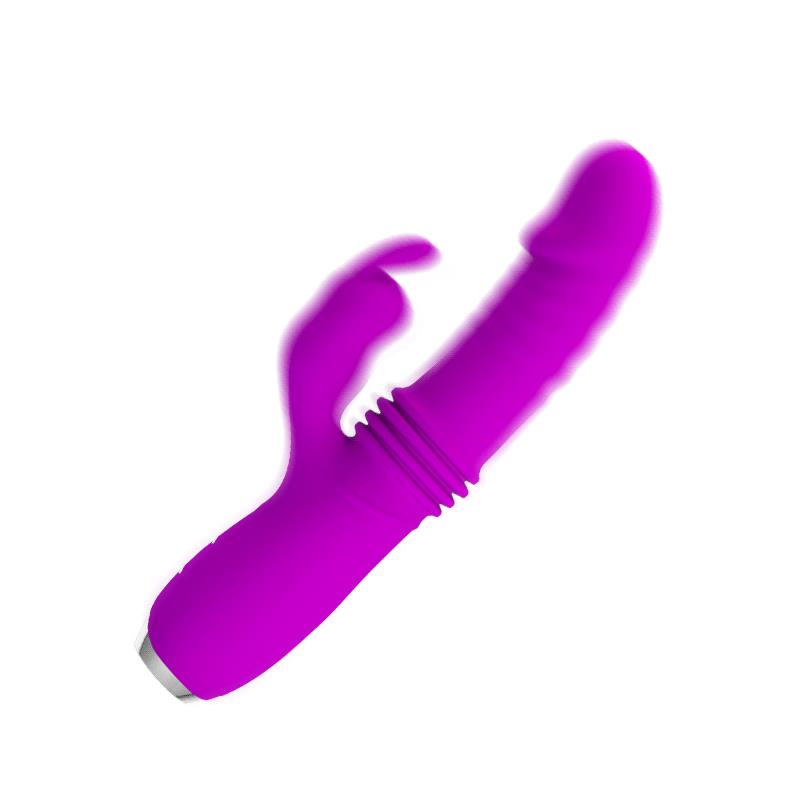 Dorothy Thrusting Vibrator USB Purple - UABDSM