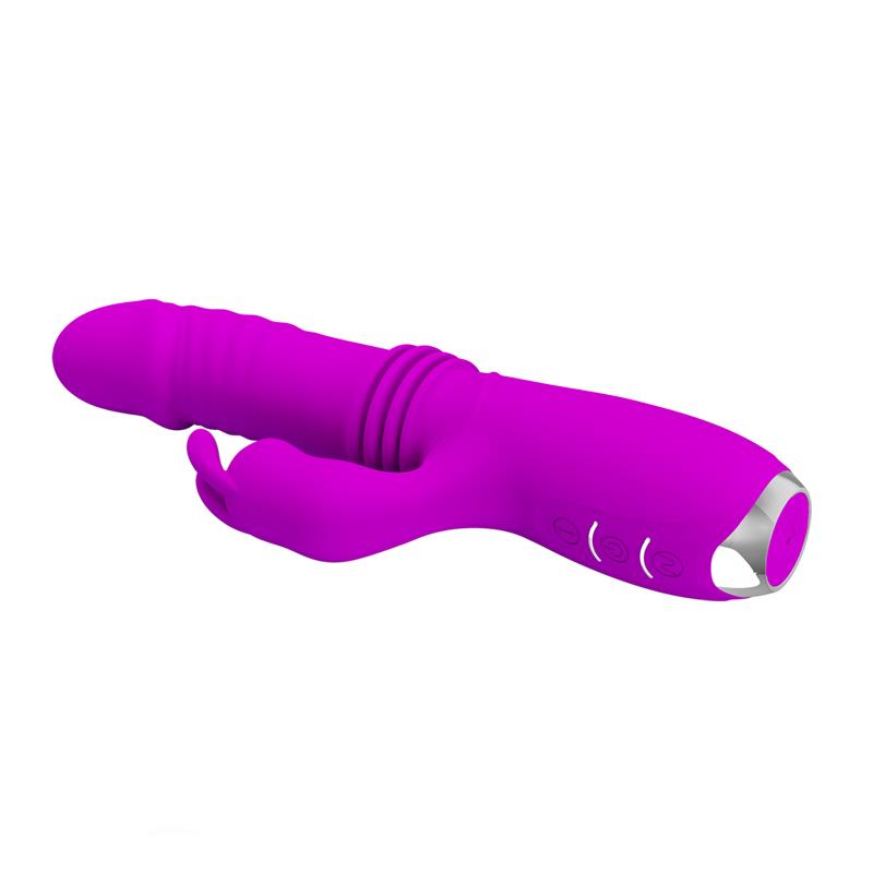 Dorothy Thrusting Vibrator USB Purple - UABDSM