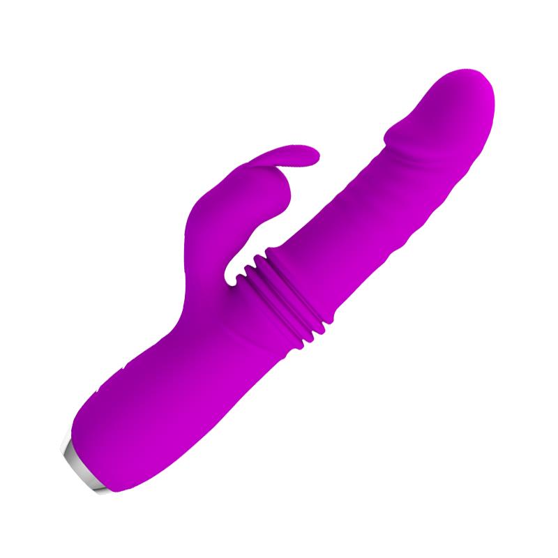 Dorothy Thrusting Vibrator USB Purple - UABDSM