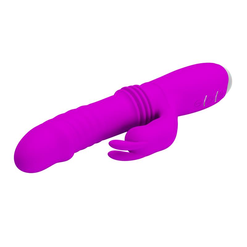 Dorothy Thrusting Vibrator USB Purple - UABDSM