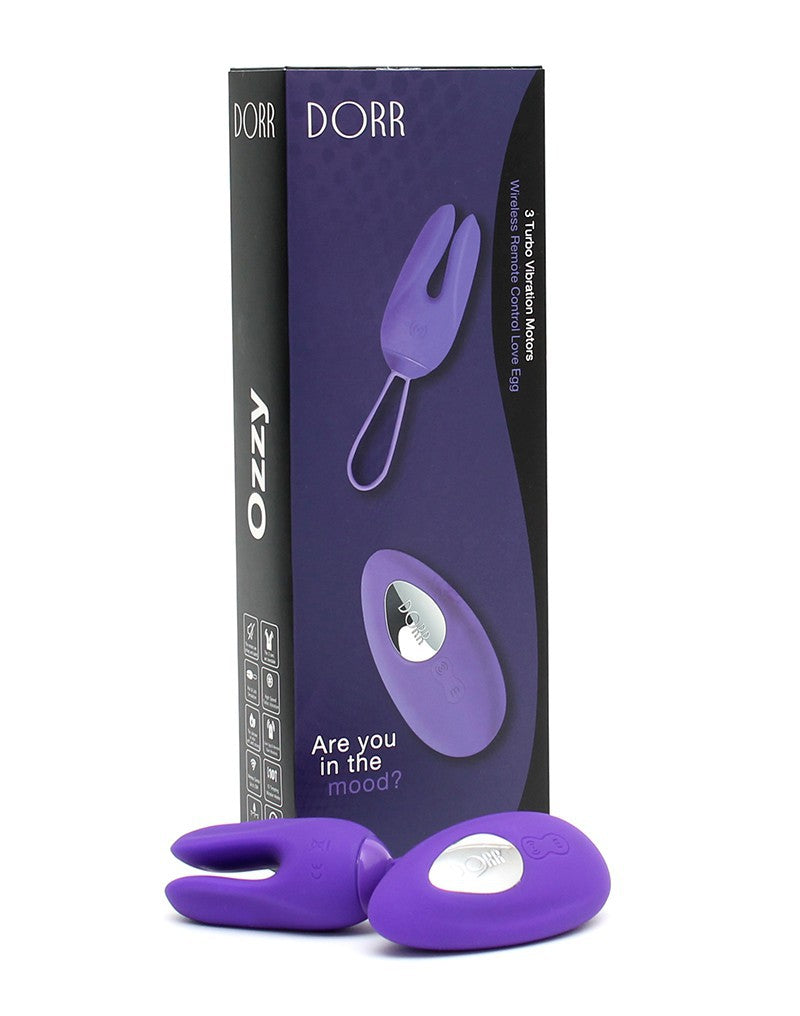 Dorr - Ozzy - Rabbit Egg Vibrator + Lay-on Vibrator - Purple - UABDSM