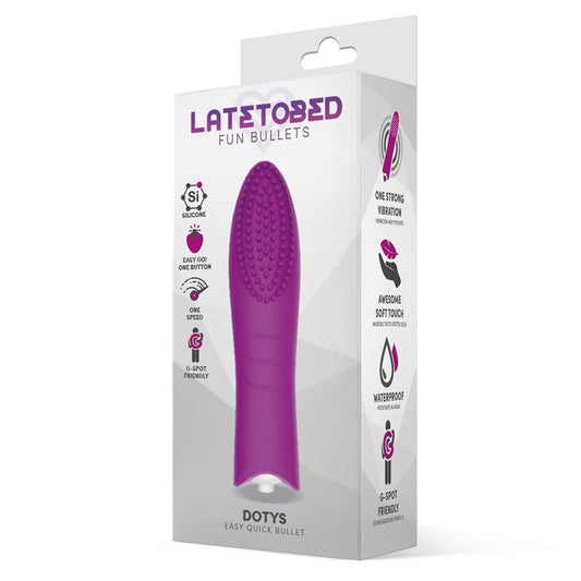 Dotys Easy Quick Vibrating Bullet Silicone Purple - UABDSM