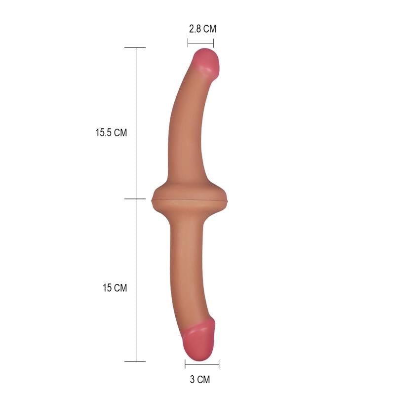 Double Dild 12.5 Liquid Silicone Flesh - UABDSM