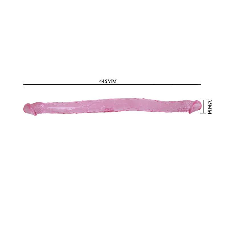 Double Dildo Pink 44 cm - UABDSM