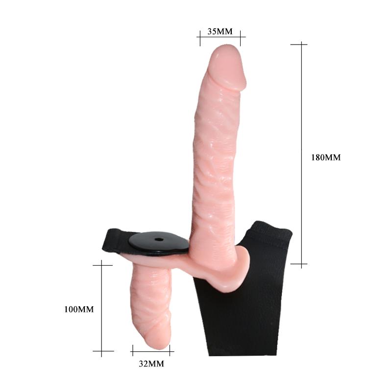 Double Penetration Strap-on Flesh - UABDSM