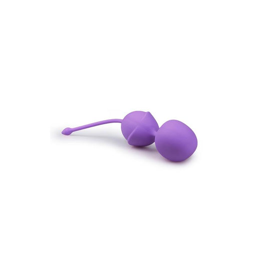 Double Vagina Balls Silicone - Purple - UABDSM