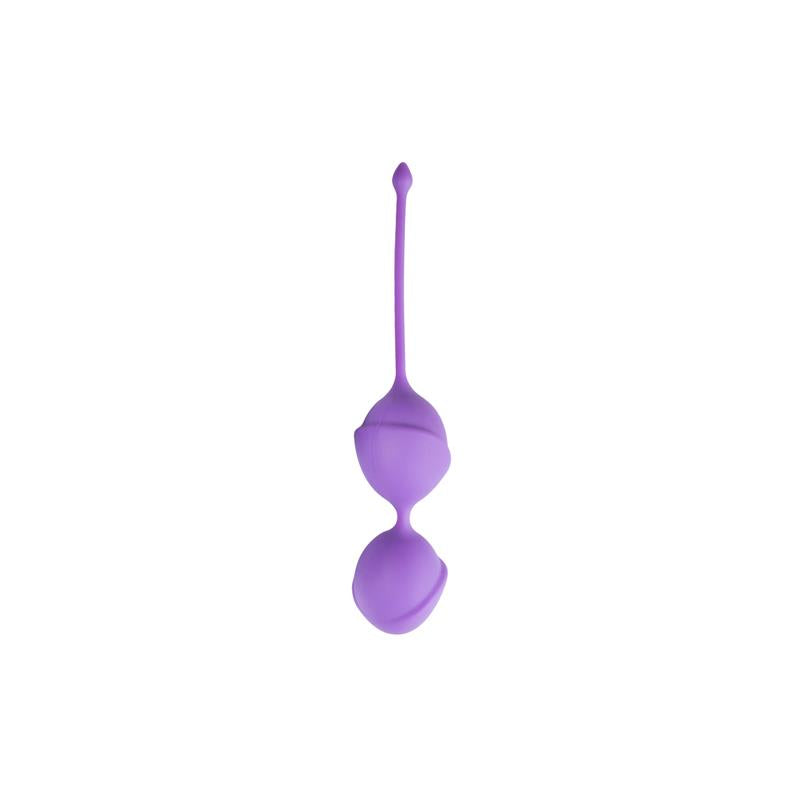 Double Vagina Balls Silicone - Purple - UABDSM